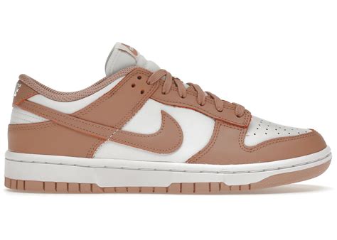 dunk low rose whisper stockx